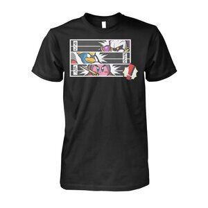 Kirby Informer The Pink Samurai Graphic T-Shirt Gaming Fan Casual Streetwear Tee